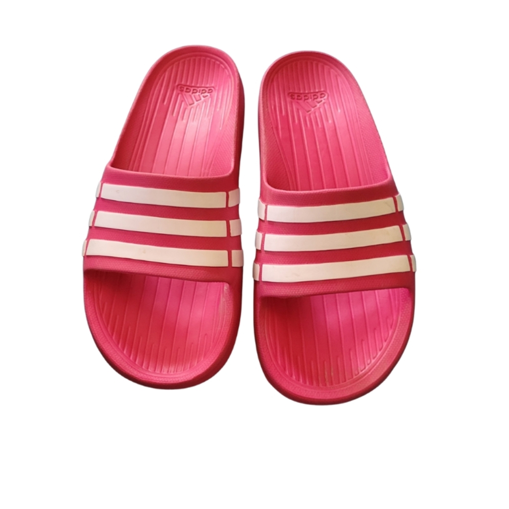 Hot pink Adidas slides Sz 8 #2
